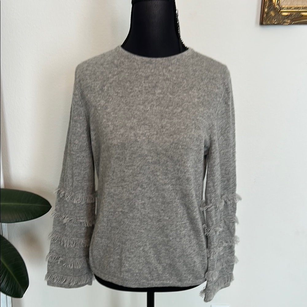 Vineyard Vines Gray Crew Neck Sweater wool cotton blend